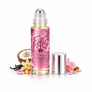 Vanilla Coconut Musk  Perfume Oil Roll-On | Long Lasting  Perfume for Women | Soft Moon Botanicals Eat Me Fragrance | Amber Musk Travel Size Perfume Oil