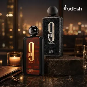 Afnan Bundle | 9 PM | Elixir + Night Out | Men's Fragrance | 100 ML - 3.4 OZ | Eau De Parfum | Cardamom - Mahonial & Suede