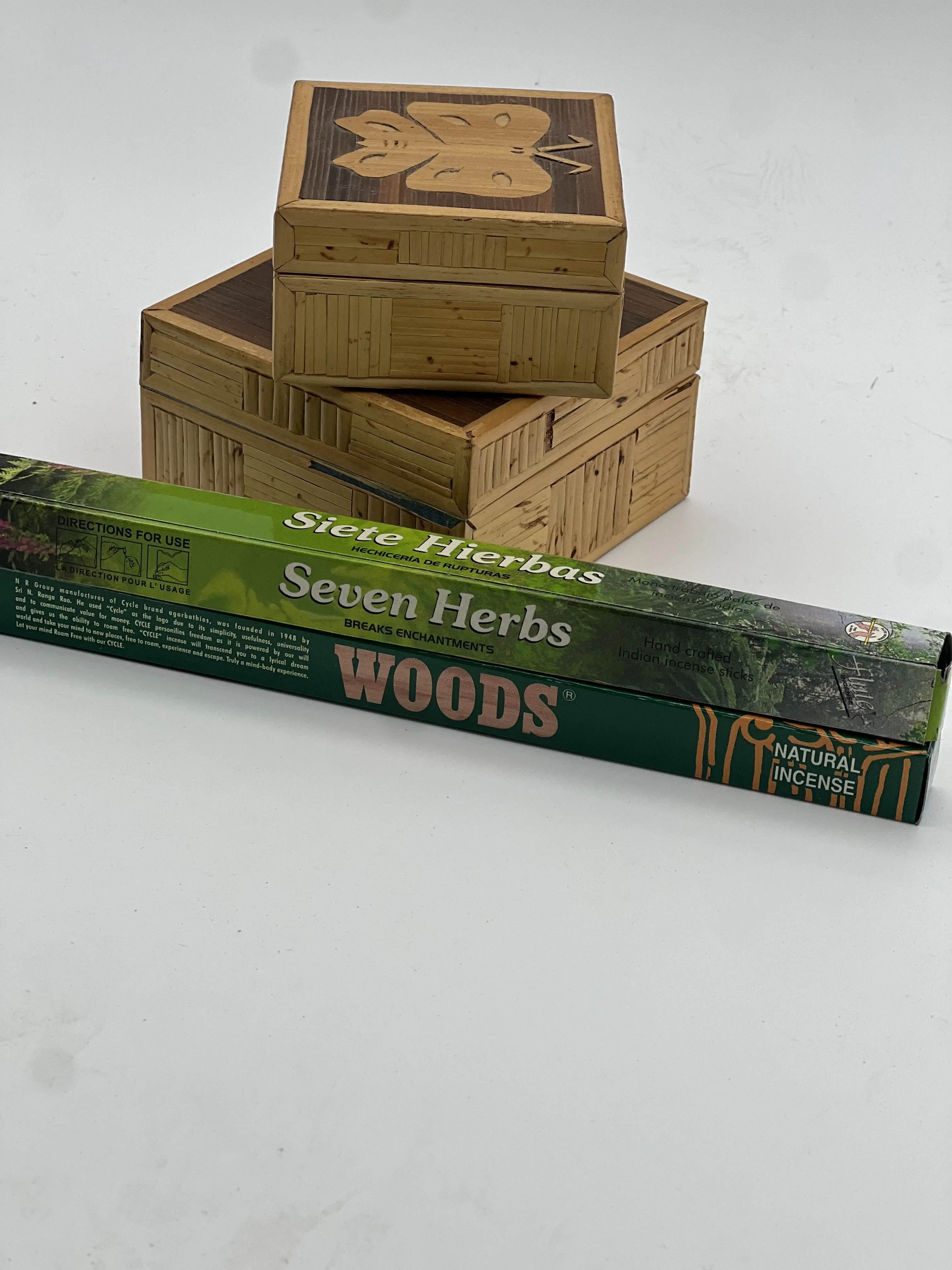 Natural Incense Sticks Box Set - Woody Scent Home Fragrance for Relaxation, Aromatherapy