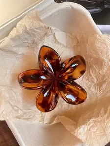 Elegant Floral Design Hair Clip Set, 3pcs/2pc 8cm/3.15in Multicolor Options, Perfect for Stylish Everyday Wear & Special Occasions, Flower Hair Clip