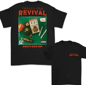 Treaty Oak Revival Graphic Tee - Retro Style Country Music Shirt - Unisex Texas Red Dirt Band Top - Perfect Concert Outfit - Vintage Revival Culture Apparel