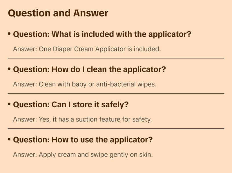 Diaper Cream Applicator