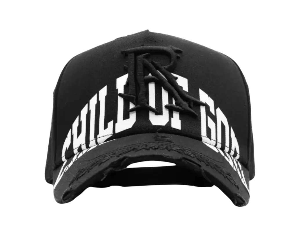 RUDE AWAKENINGS CHILD OF GOD BLACK MENS SNAPBACK HAT RDCHILDGOD BLK