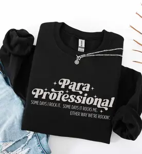 Paraprofessional Short Sleeve T-Shirt or Sweatshirt, Para Teacher Assistant TEE , Teacher Aide , Chaos Coordinator t-shirt