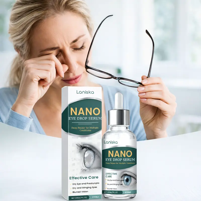 Laniska Comfort Eye Drops Nano Eye Drop Serum for Dryness Relief Gentle Moisturization Daily Care Product