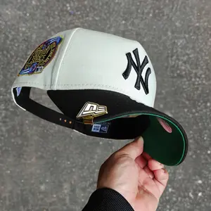 New Era New York Yankees MLB 9FORTY Fitted Cap – NY Logo Baseball Hat with World Series Patch, Premium Streetwear Hat for Men Women