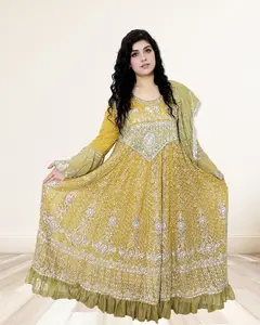 Embroidered Georgette Anarkali Dress