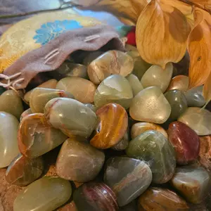 Polished Green Aragonite Crystal for Emotional Healing and Stress Relief natural crystal