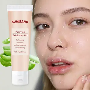 SUMIFANG Exfoliating Body Gel 60g | Purifies pores + Deep cleanses + moisturizes, all in one bottle | Say goodbye to roughness and dullness, massage directly onto dry hands and face.