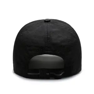 Summer quick-dry baseball cap for men, mesh breathable sun hat, sandwich brim cap, duckbill cap, reflective hat