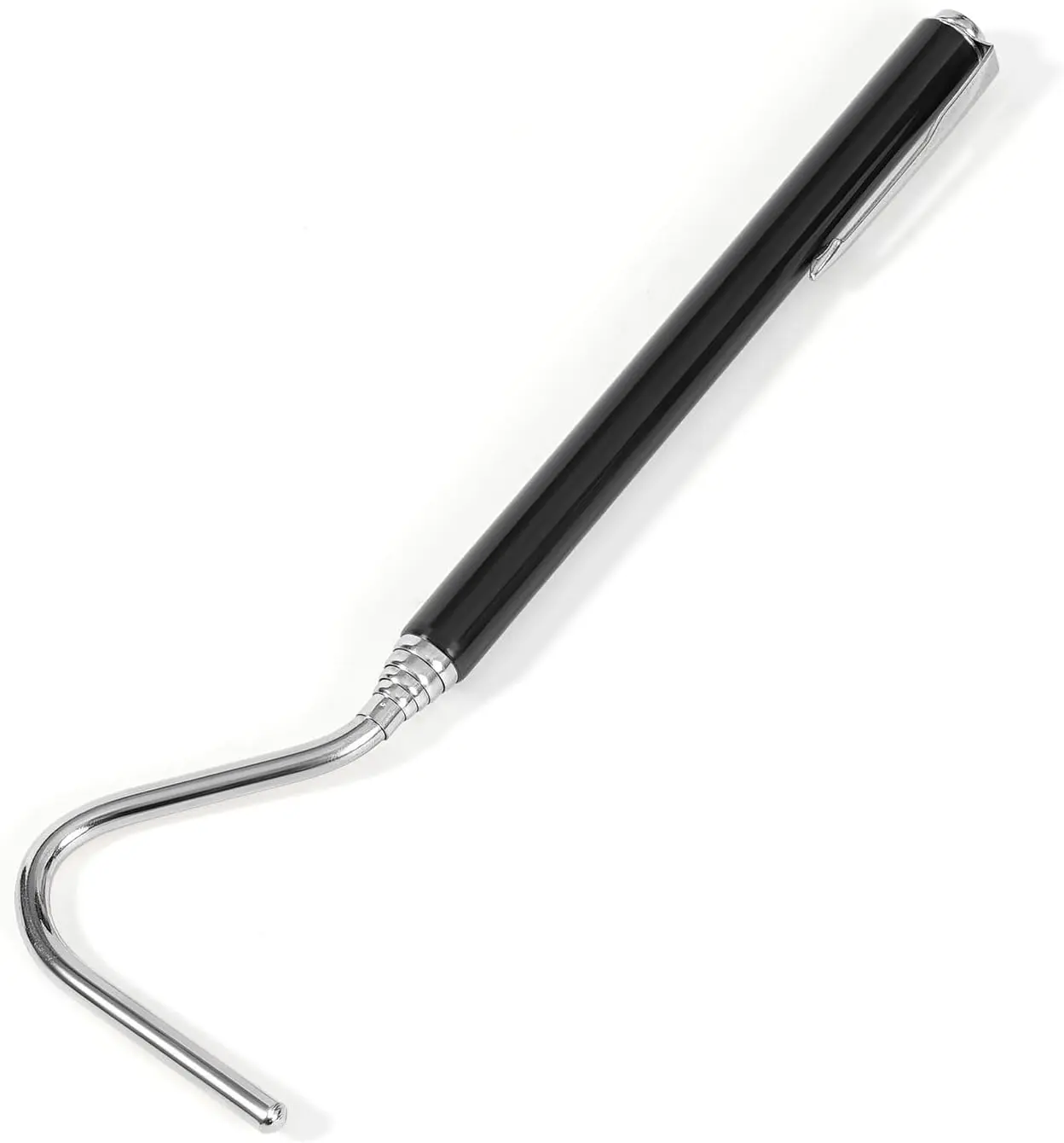 Reptile Snake Hook, 26inch Extendable Stainless Steel Snake Stick with Non-Slip Handle