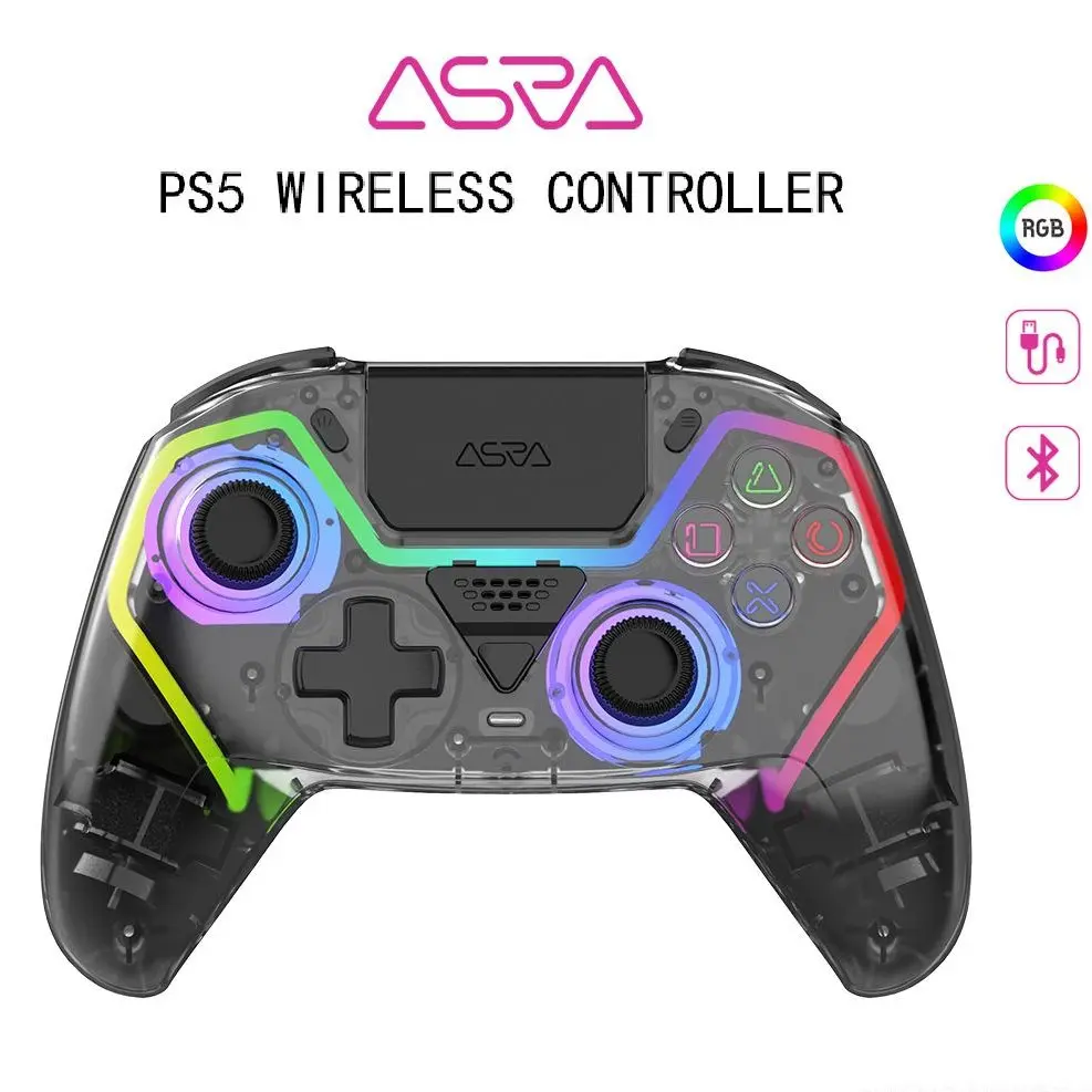 PS5 Hall Effect Motion Sensing Wireless Game Controller | Burst Fire & Precise Joystick | Multi-Platform Compatible (Android/iOS/PC/Steam/Mac/PS5) | USB-C Port for Non-Stop Gaming，must have