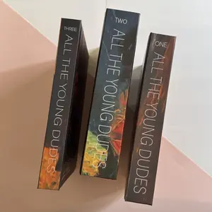 Custom Bound Hardcover Book - All The Young Dudes Set - MissKingBean89 Fanfic Binding - Beautiful Cover Art - Book Lover Gift