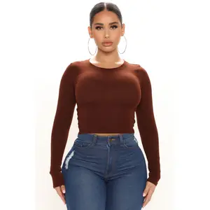 Robin Long Sleeve Top - Chocolate