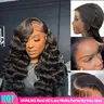 [HOT]Lemoda 13x6 SKINLIKE Real HD Lace Wigs 15A 13x4 Body Wave Full Lace Frontal Wigs Brazilian Virgin Human Hair 0.1mm Ultra-thin Tiny Knots Frayed Ends Lace Wig 200% Density