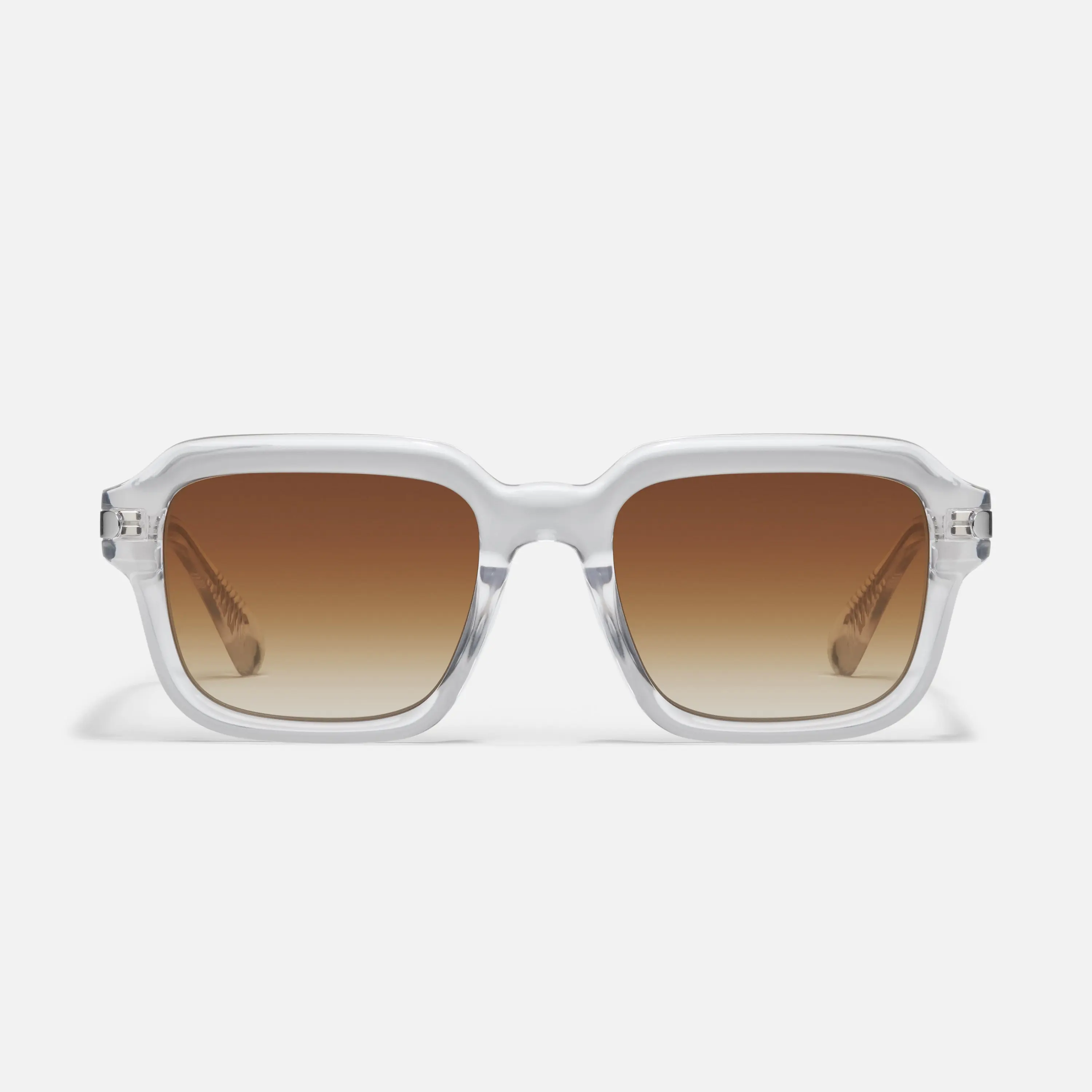 QUAY - PLAYBACK Clear Frame Sunglass with tinted lenses for effortless style