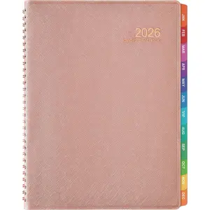 2026 Appointment Book/Planner - 53 Weeks Daily Planner 2026, January - December, 9" x 11" Weekly Appointment Book with 15-Minute Increments, Flexible & Soft Cover