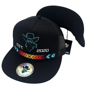De Rancho Tribal Stripe Hat (Black) DR014