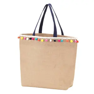 Multi Color Pom Pom Bags