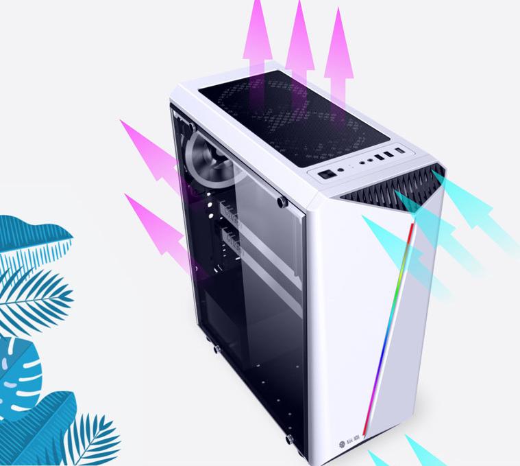 Streamer Computer Case Desktop DIY Full Side Transparent Advanced XT View PC Case pccase