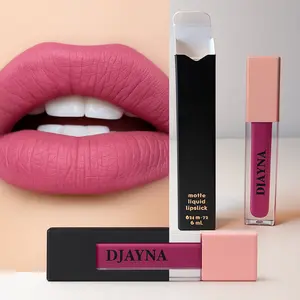 DJAYNA Matte Lipstick Long Lasting Everyday Wear Cosmetic Matte Finish for Sleek Polished Look Enhances Natural Beauty - Velvet Makeup