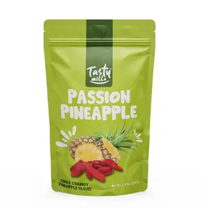 Tasty Milla | Passion Pineapple | Sweet and juicy pineapple enchilada slices with chile and chamoy | 210 grs Snack | Dried Fruit, Dry