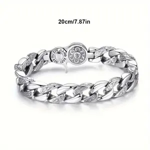 925 Sterling Silver Bracelet for Men and Women Classic Chain Design Durable Fashion Jewelry Perfect for Daily Wear Parties or Gift for Family and Friends Elegant Minimalist Accessory for Every Occasion