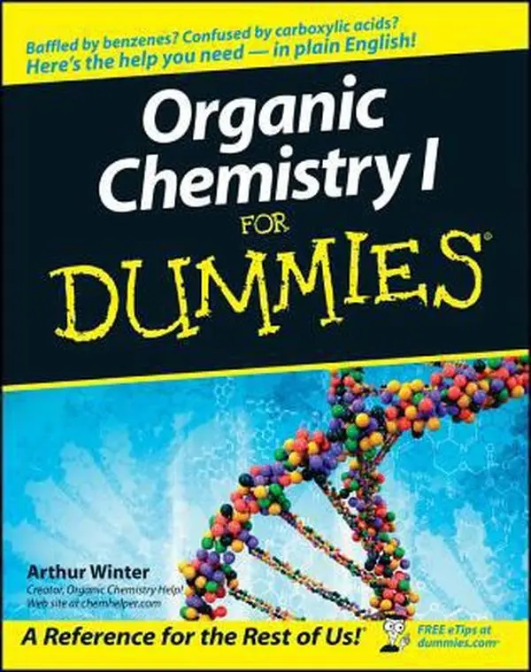 USED Book - Organic Chemistry I for Dummies by Arthur Winter (Paperback) - english