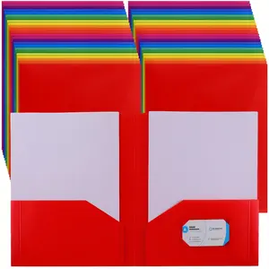 New Folder 2 Pocket Teacher Gifts A4 Size Plastic Portfolio Office folders