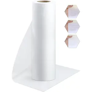 Woven Cotton Iron-On Fusible Interfacing, 16.1 inch X 10 Yards White Medium Weight  Cotton Single Sided Interfacing Fabric Iron on Interfacing for Fabric Sewing and DIY Crafts Supplies