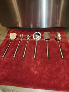 NEW Stainless Steel 6-Piece Kitchen Utensil Set (Tools Only)