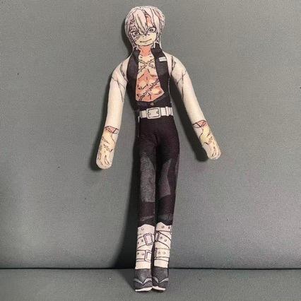 Demon Slayer Complete Characters Plush Dolls | Muzan, Akaza, Infinity Castle / Mugen Train Ver. | Poseable Dried Mouse Style with Wire Inside