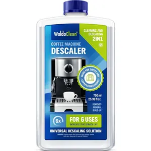 Descaler Solution for Coffee Maker 25.4 oz (6 uses) - compatible with compatible with Keurig, Nespresso, Breville, Ninja, Cuisinart
