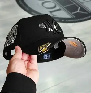 New Era New York Yankees 9FIFTY Black Baseball Cap - World Series Patch Streetwear Hat, cap for men and women