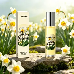 Gazipoo Spring Narcissus Roller Perfume Oil, Fresh School Flower Scent, Long-Lasting Fragrance, Ideal for Dates and Special Occasions