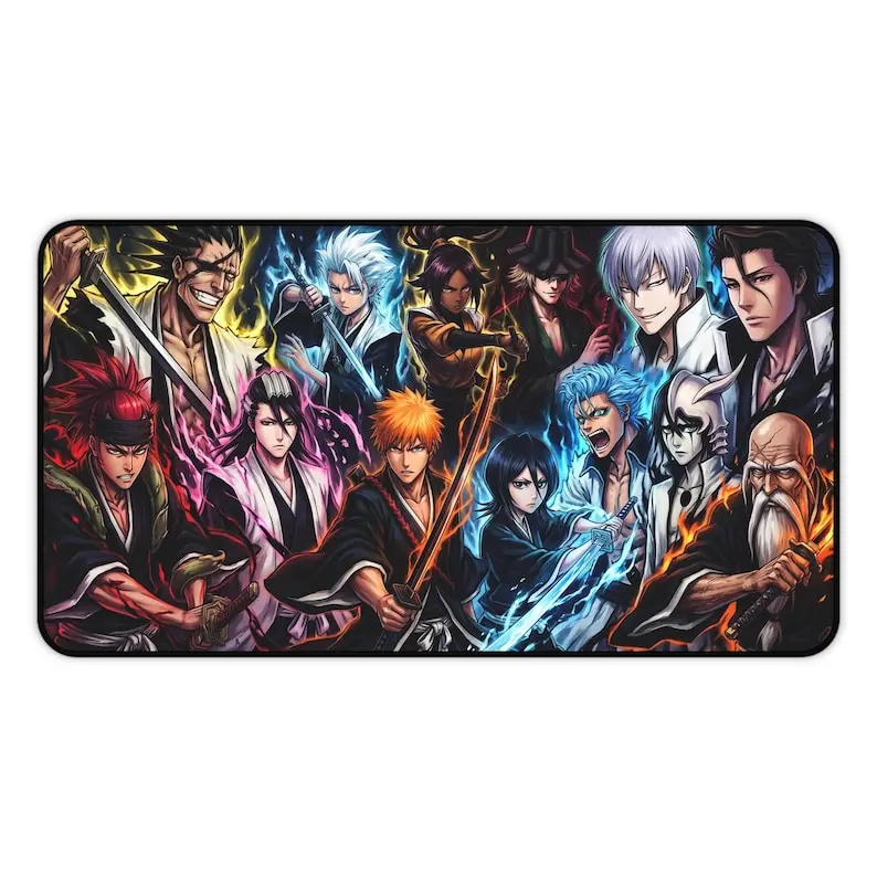 Anime Bleach Characters Desk Mat, Large Gaming Mouse Pad