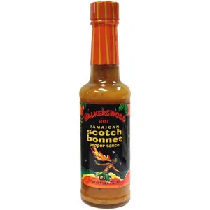 Walkerswood Jamaican Scotch Bonnet Pepper Sauce – Hot, 6 fl oz, Authentic Caribbean Heat