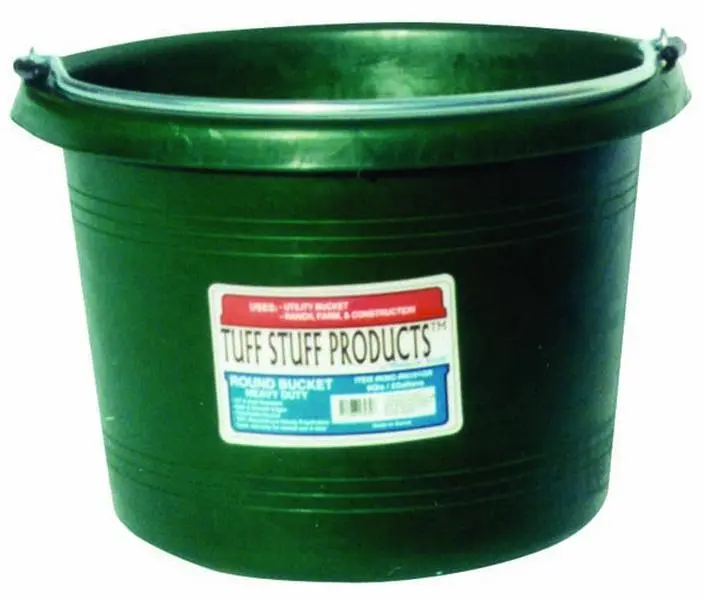 Tuff Stuff Products RN-PR Smooth 8 qt. Round Purple Bucket, Home Care Supply