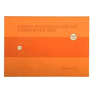 MEEDEN 5X7 Watercolor Paper Block, 20 Sheets (140lb/300gsm), Smooth Surface 100% Cotton, Hot Press, Acid-Free Art Paper for Painting & Drawing, Wet, Mixed Media