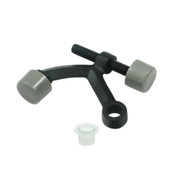 212 MAIN Hinge-Mounted Pin Door Stop, Black Solid Brass Door Hardware, Weatherproof, Corrosion-Resistant, Individually Packaged, 1-Year Mechanical Warranty, 1 Year Finish, Ideal for Bath & Kitchen