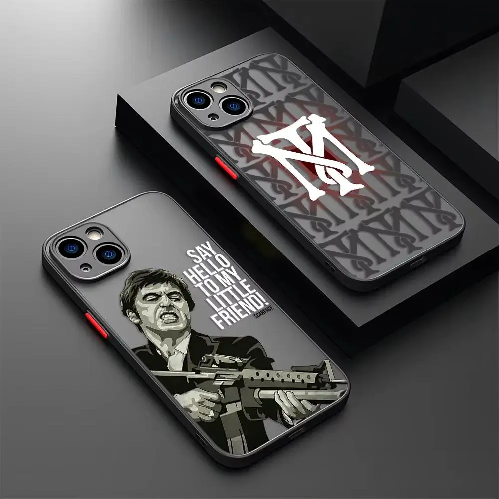 Scarface Tony Montana Phone Case For IPhone 17 16 15 14 13 12 11 Pro Max Plus Mini Samsung Galaxy S26 S25 S24 S23 S22 Mobile Cover