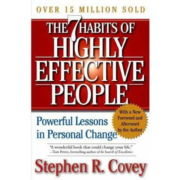 USED Book - The 7 Habits of Highly Effective People: Powerful Lessons in Personal Change by Stephen R. Covey (Hardcover) - english