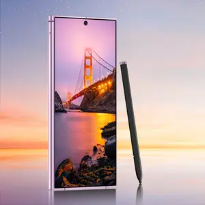 24 Ultra Android Smartphone, 6.8 Inch Screen, Dual Sim, Octa-Core Cpu, 4GB RAM + 64GB ROM, 8mp Camera, 4g Network, with Pen