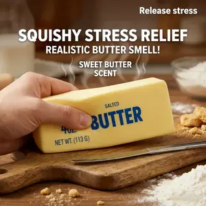 Butter Squishy Toy, Cream Stick Soft Toy with Cream Scent, Perfect for Play & Stress Relief, Ideal Gift for All Occasions