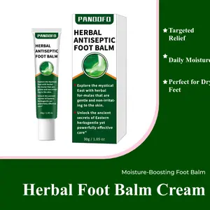 Pandofo Herbal Antiseptic Foot Balm for Dry & Uncomfortable Feet - Moisturizing Comfort Cream for Daily Use