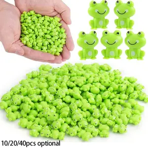 Mini Plastic Frogs, Small Frog Figurines, Hidden Fairy Garden Decor, Garden Accessories, Dollhouse Miniatures, Plant Pot Home Decoration, Party Favors