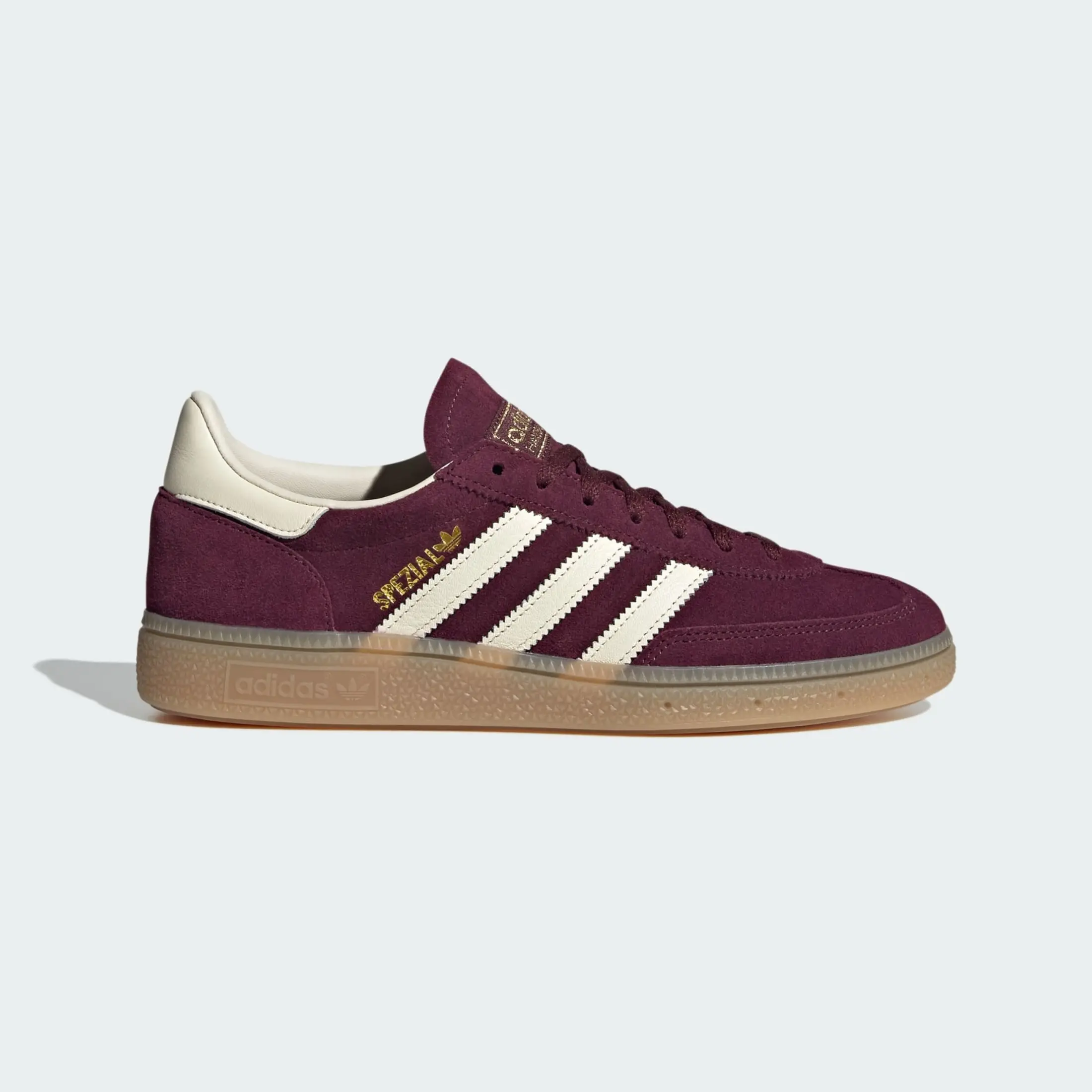 adidas Handball Spezial Maroon Cream White JP8726 Women's Fashion Shoes New