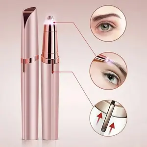Eyebrow-Facial Hair Remover Women: Portable Electric Shaver and Facial Trimmer - Rechargeable Eyebrow Lips Body Facial Razor Comfort