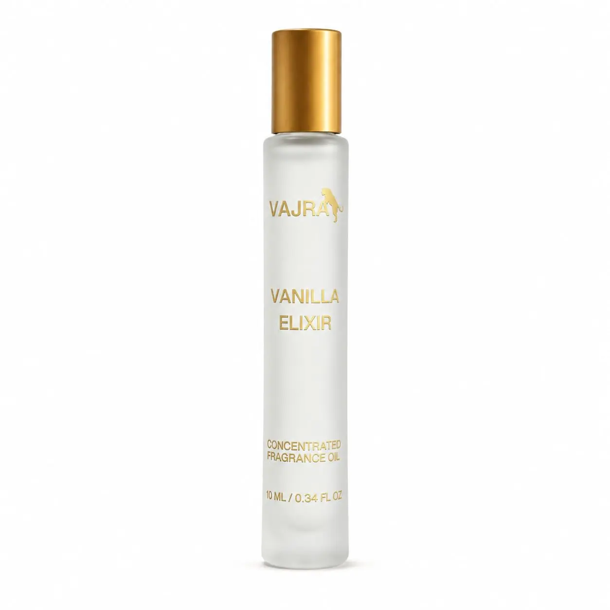 VAJRA Vanilla Elixir Highly Concentrated Perfume Roll On Oil Alcohol-Free, Long-Lasting, Travel Size Fragrance Oil 10 ml