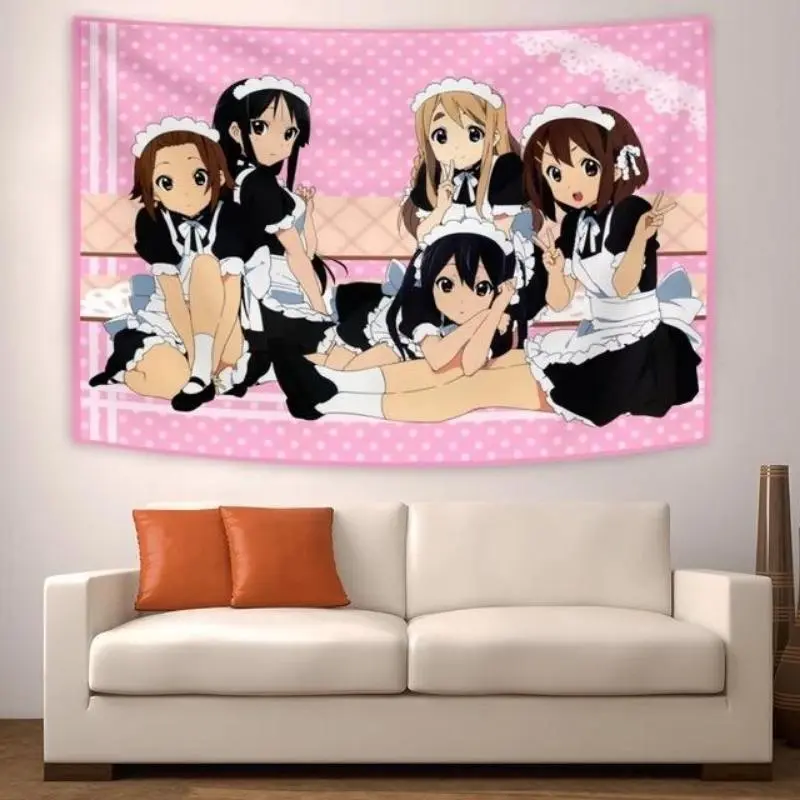Japanese Anime Tapestry (90x150cm) - Durable Fabric Wall Hanging, Kawaii Indoor Room & Living Room Decor, Cute Home Gift for Ornaments